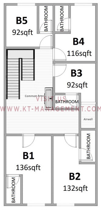 Tsing Hua Second Floor Floor Plan